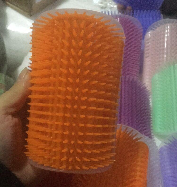 Cat massager brush