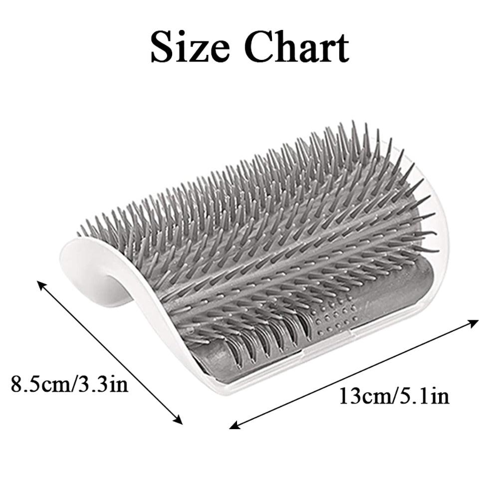 Cat massager brush